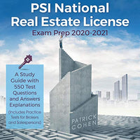 PSI National Real Estate License Exam Prep 2020-2021: A Study Guide with 550 Test Questions and Answers Explanations (Includes Practice Tests for Brokers and Salespersons) - Audible Audiobook