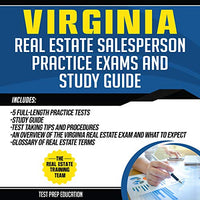 Virginia Real Estate Salesperson Practice Exams and Study Guide - Audible Audiobook